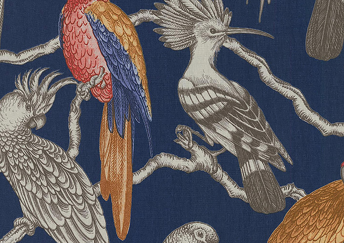 Aviary, Marine - Twist&Fit Roman Blind - Image 7